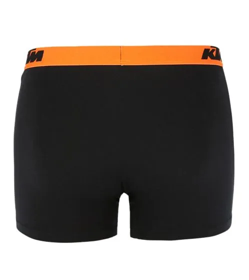 10 pack KTM men's boxer shorts cotton boxer shorts underwear with logo print KTM/MAR1BCX5AS black