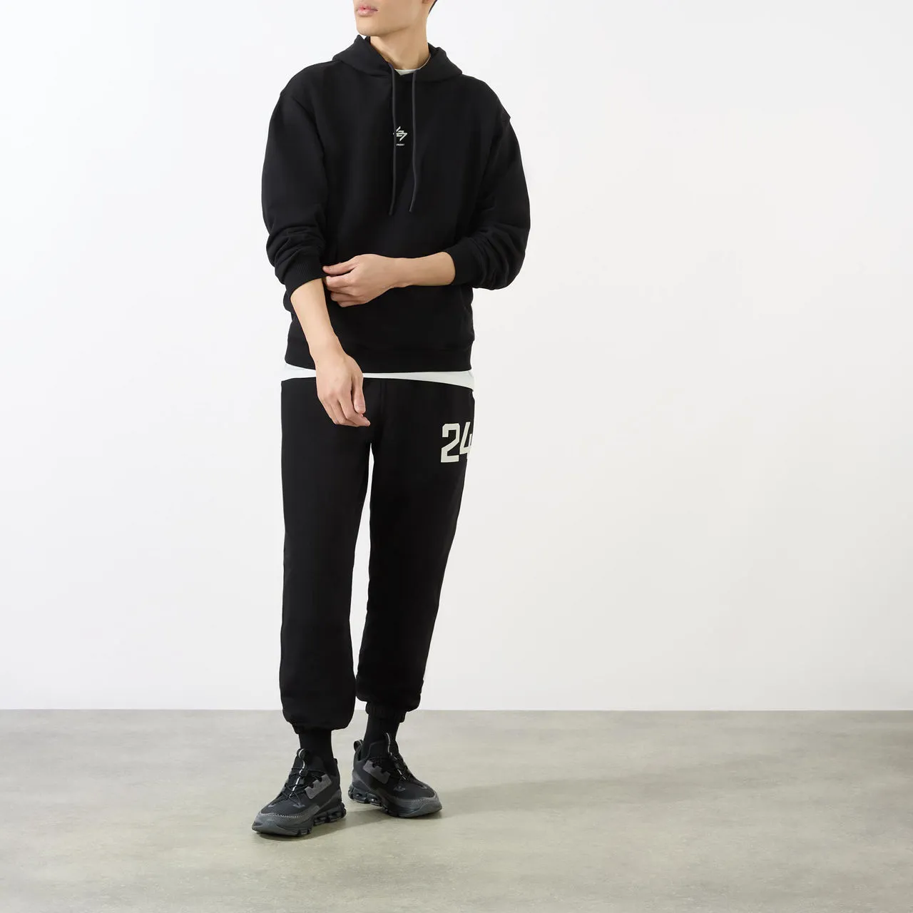 247 BY REPRESENT Logo Drawstring Sweatpants - Black