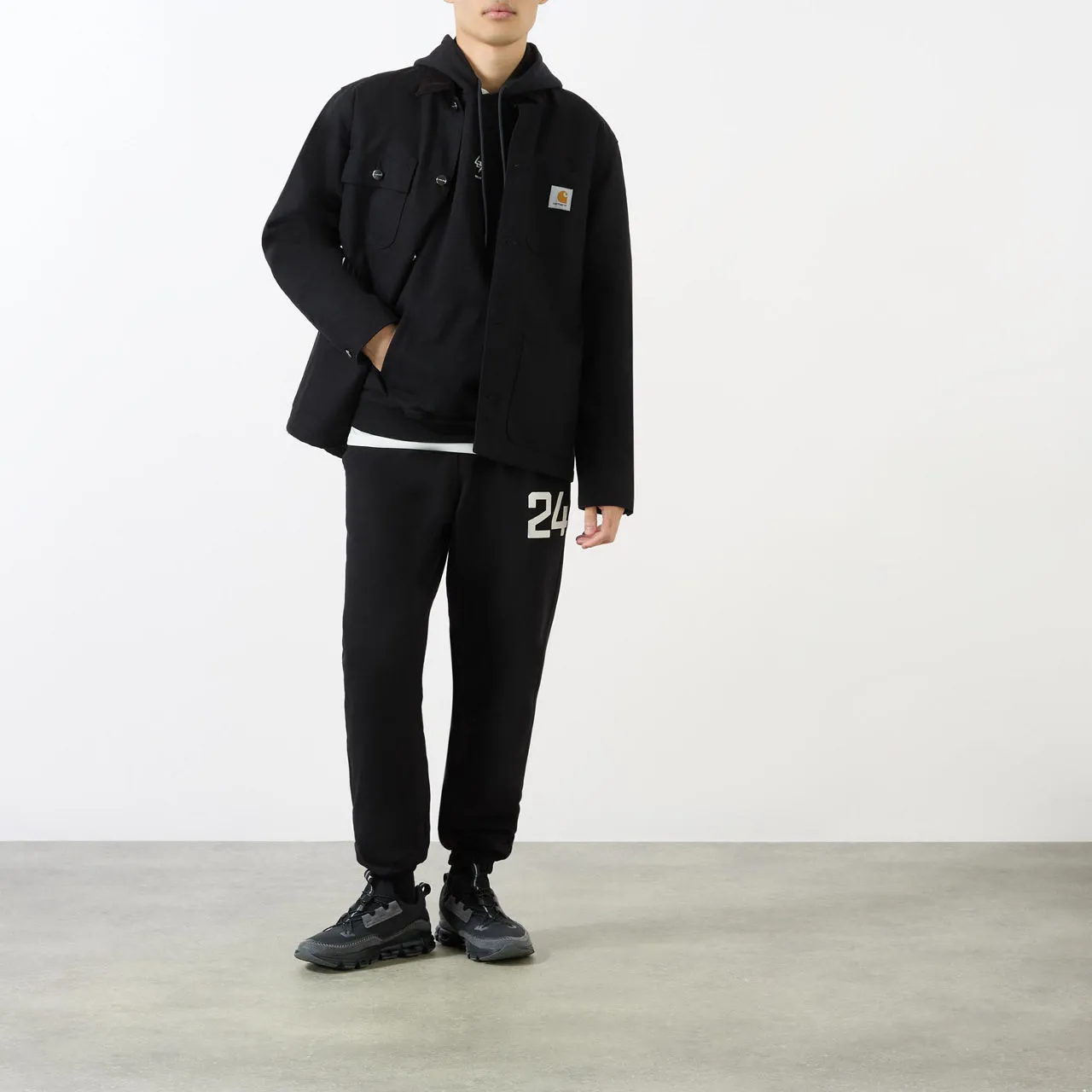 247 BY REPRESENT Logo Drawstring Sweatpants - Black