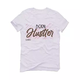 Air Jordan 1 High Black Mocha 2020 White T-Shirt (Born Hustler)