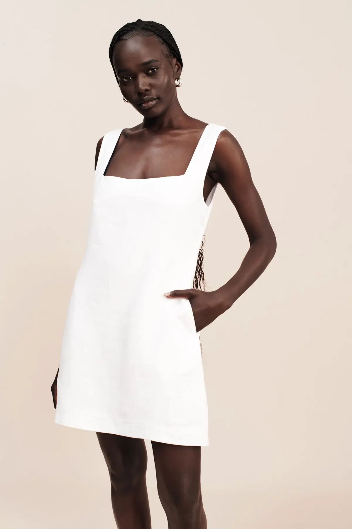 ALICE MINI DRESS - IVORY