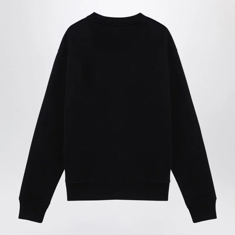 Ami Paris Ami De Coeur Black Sweatshirt