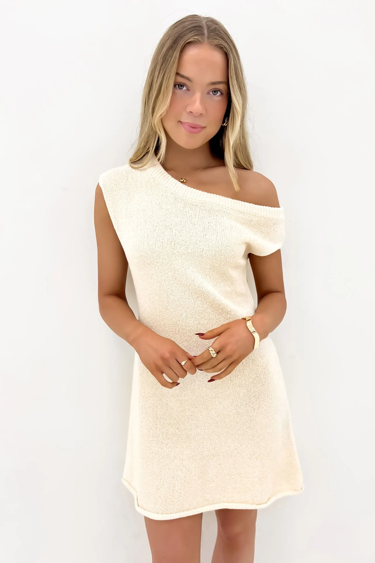 Aries Mini Dress Cream