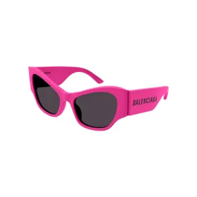 Balenciaga Sunglass Woman Fuchsia Fuchsia Grey BB0259S-004