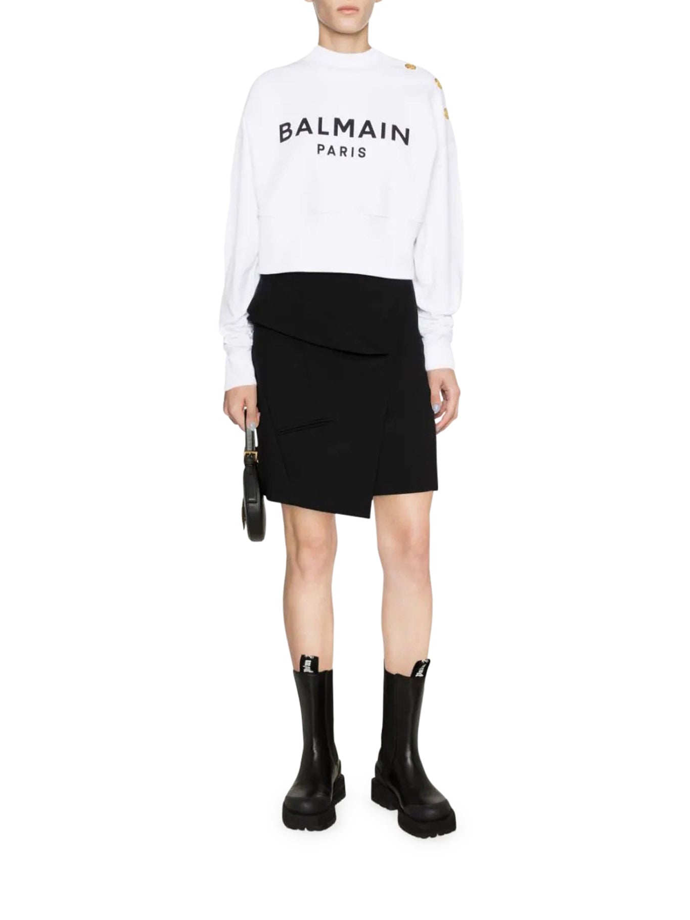 BALMAIN PRINTED SWEATSHIRT