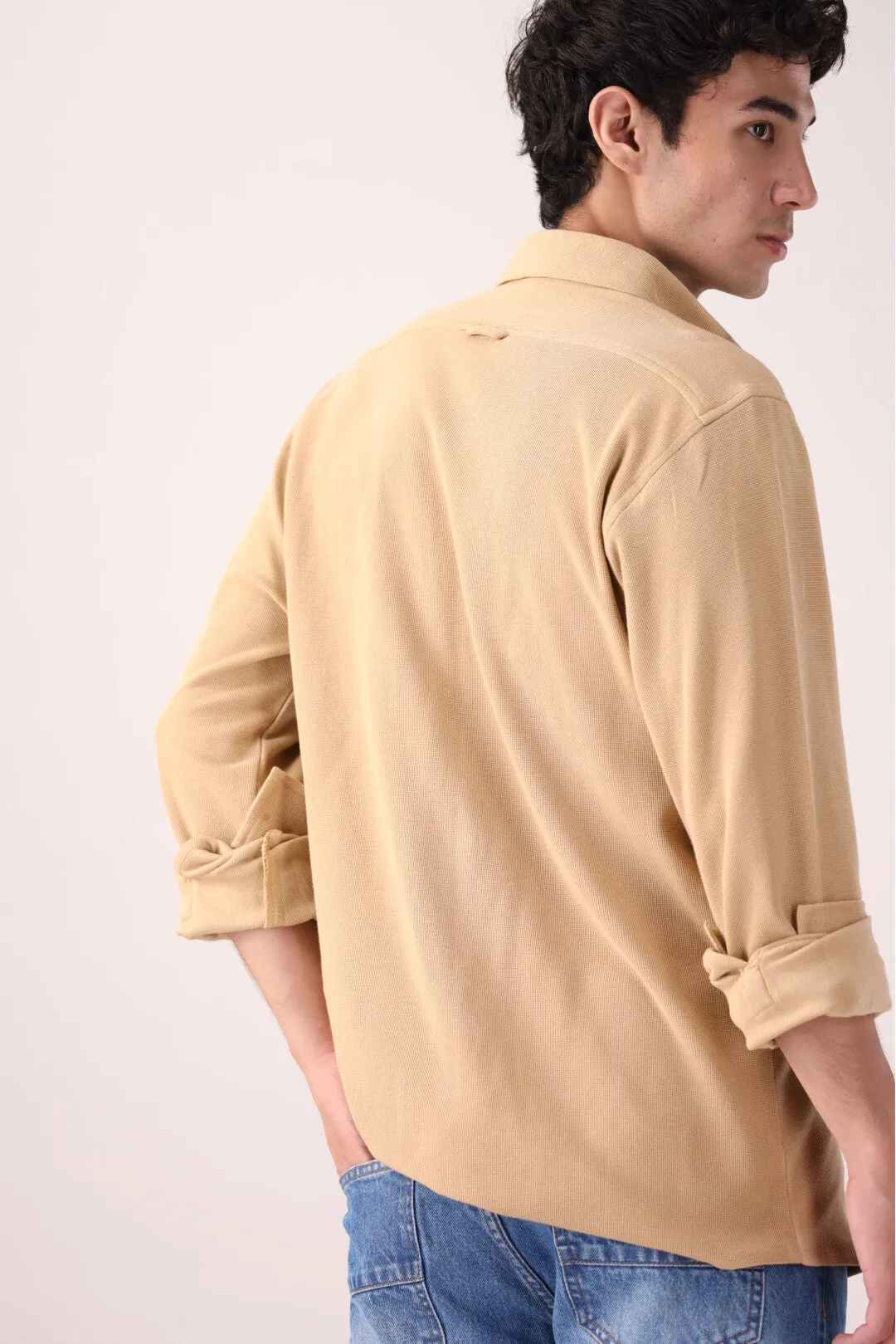 Beige Casual Shirt