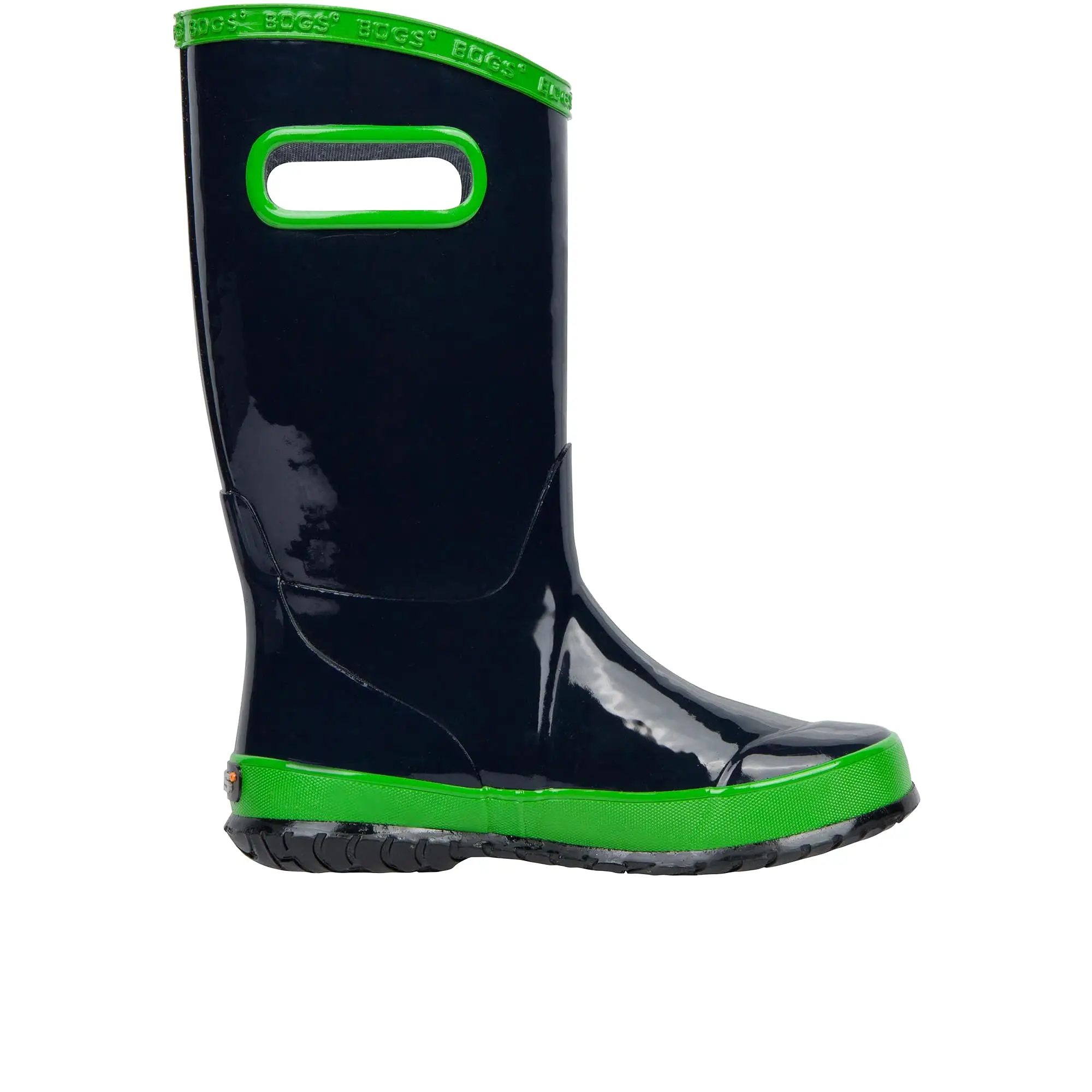 Bogs Childrens Rainboot Solid Navy Green