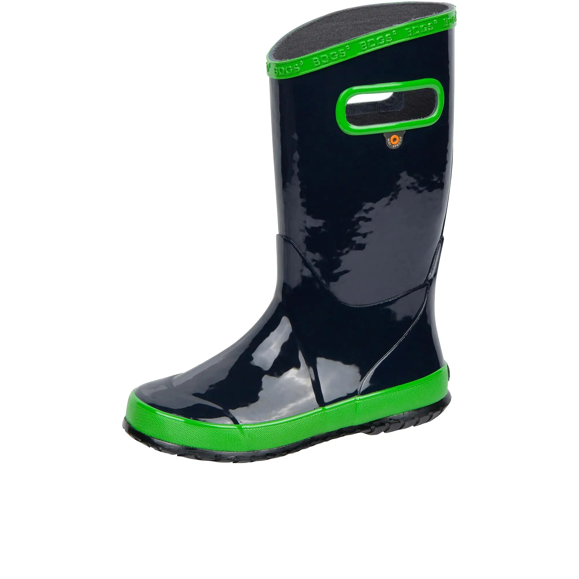 Bogs Childrens Rainboot Solid Navy Green