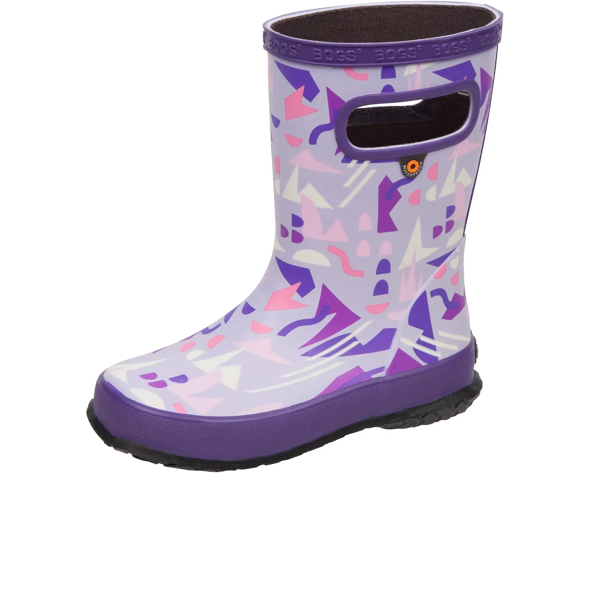 Bogs Childrens Skipper Sparse Geo Lavendar Multi