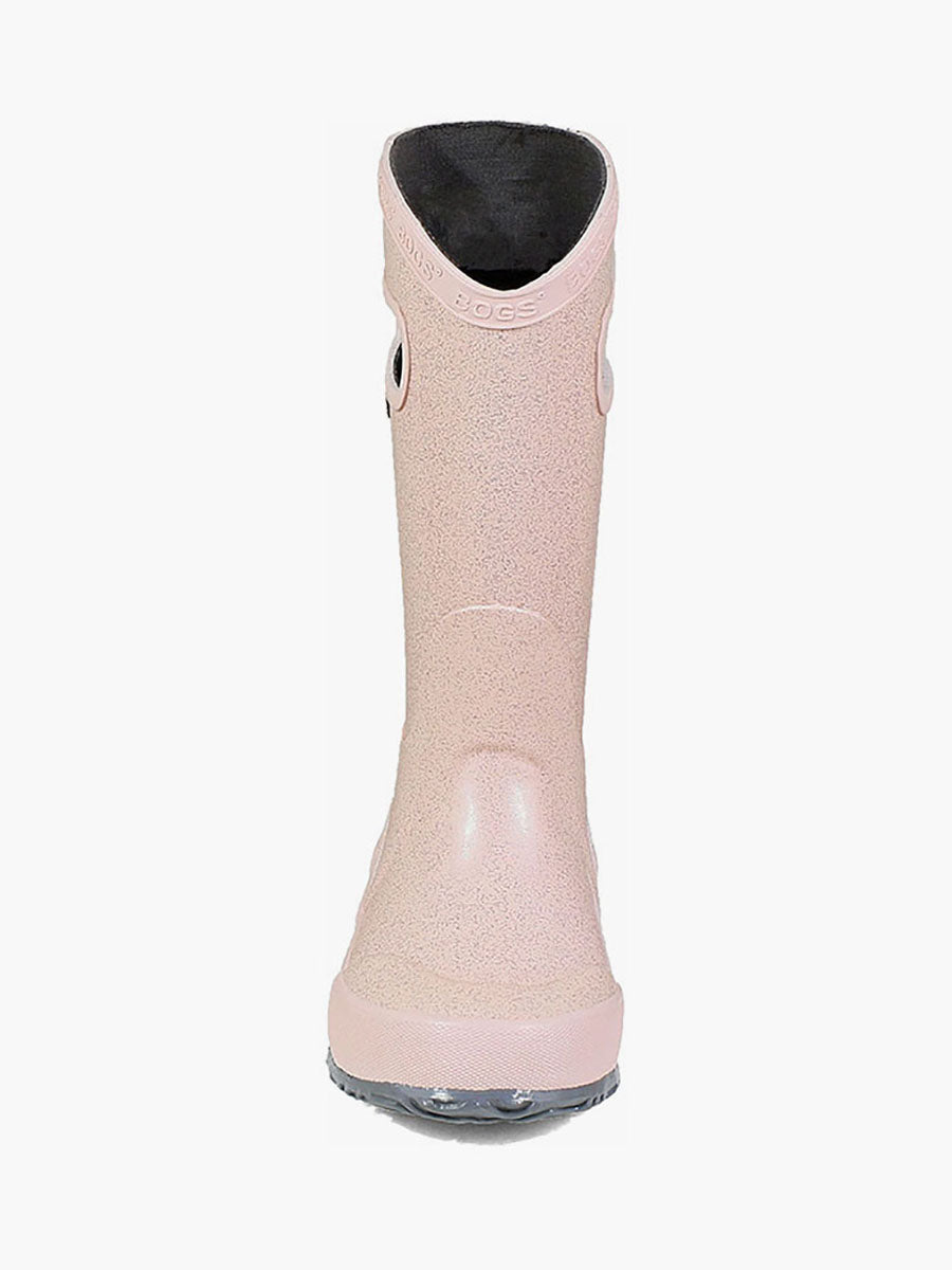 Bogs- Rain Boot Glitter Rose Gold Kids