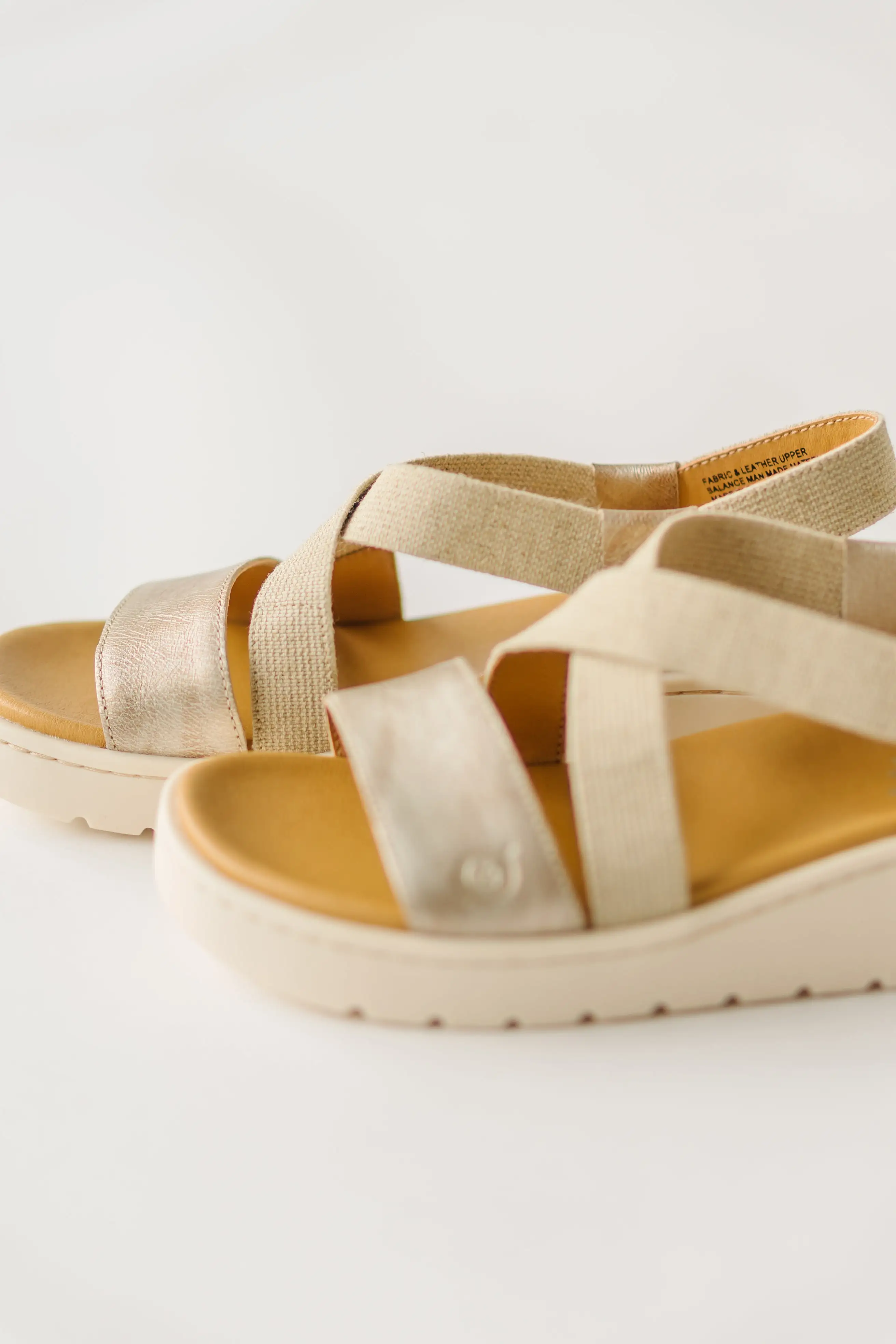 Born: Kasady Sandal in Light Gold Metallic