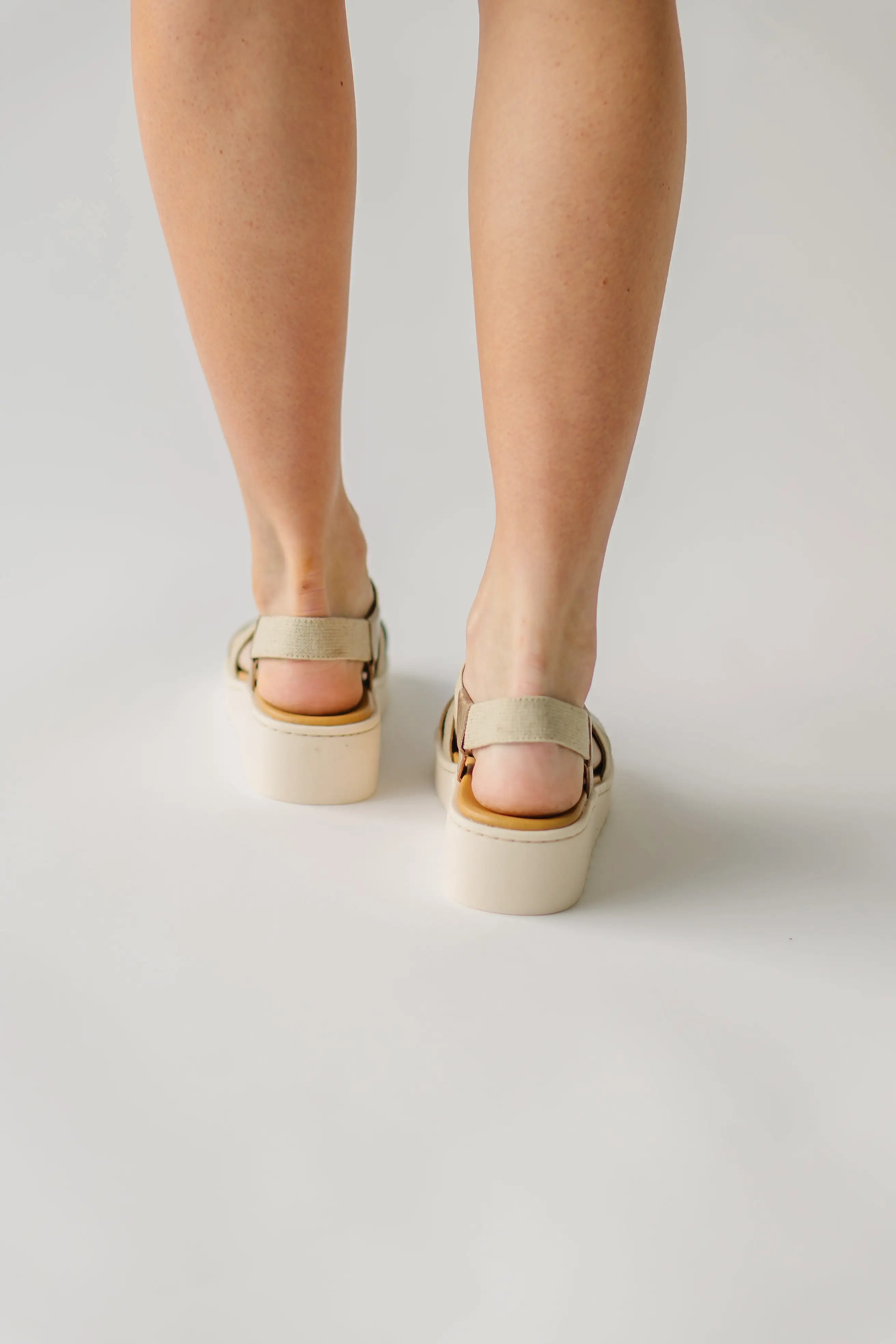 Born: Kasady Sandal in Light Gold Metallic