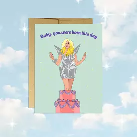 Born This Day | Greeting Card