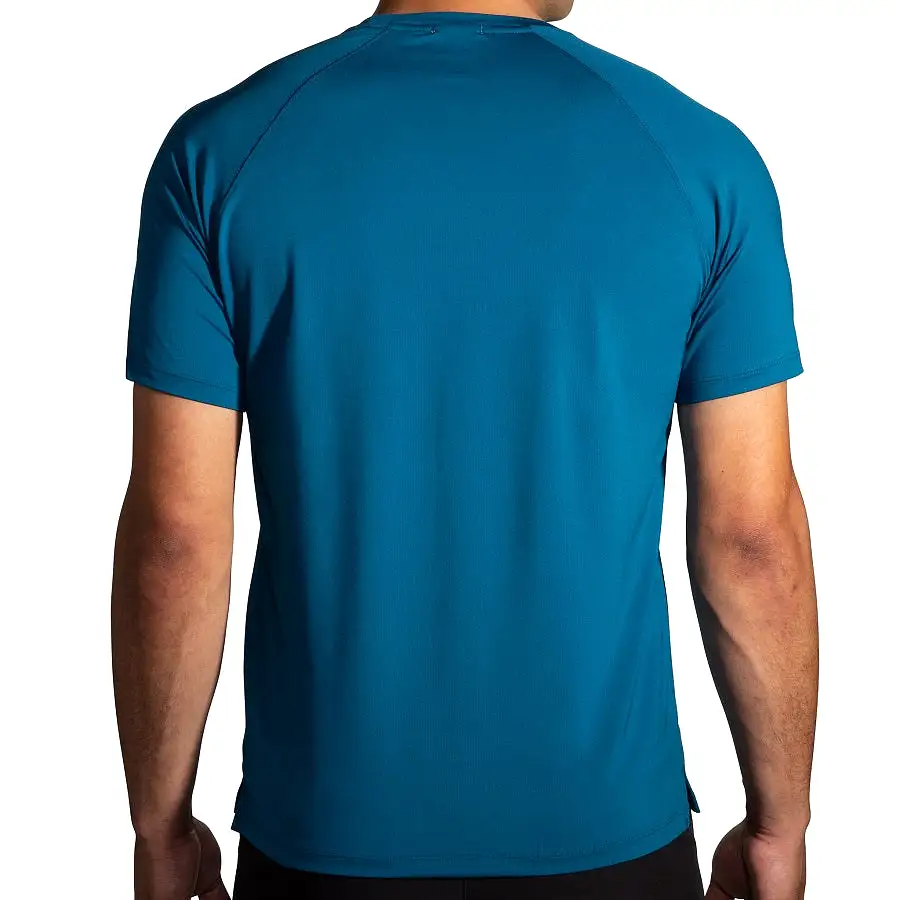 Brooks Atmosphere Short Sleeve 2 Azul Verde