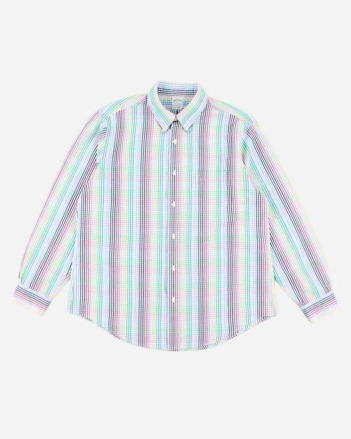 Brooks Brother Multicoloured Striped Shirt - XL