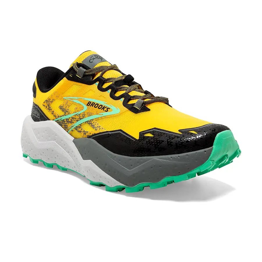 Brooks Caldera 7 Amarillo Negro Gris