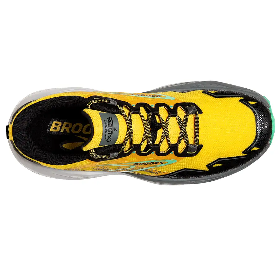 Brooks Caldera 7 Amarillo Negro Gris