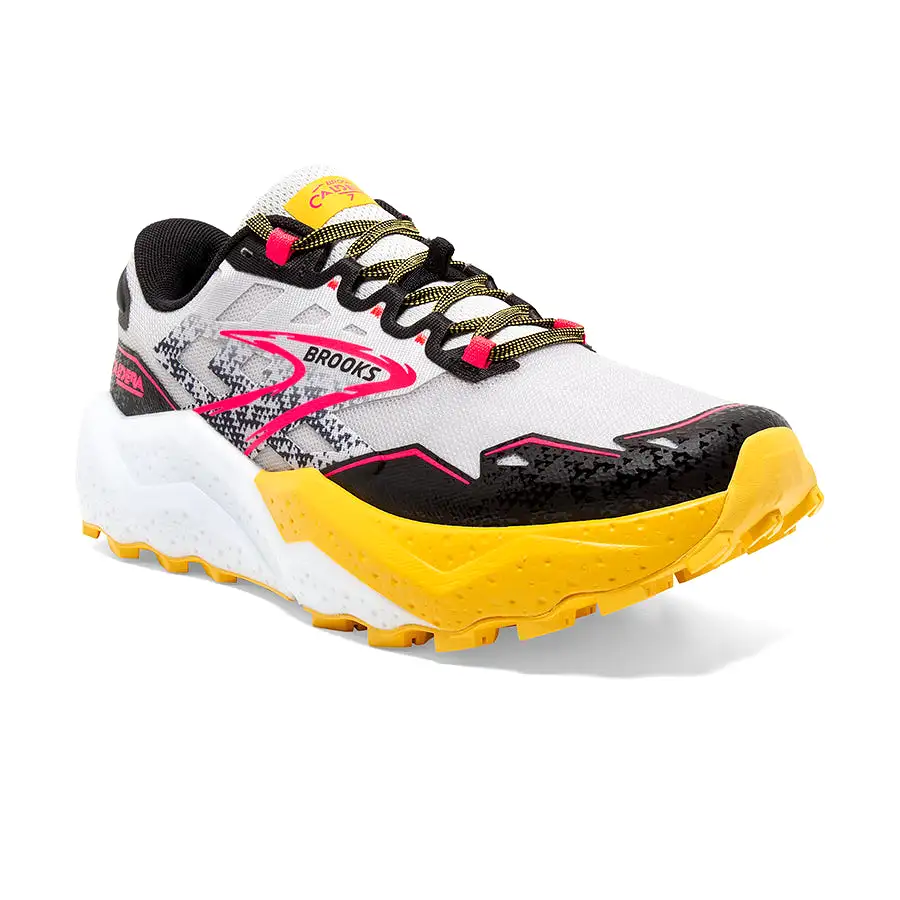 Brooks Caldera 7 Gris Negro Amarillo