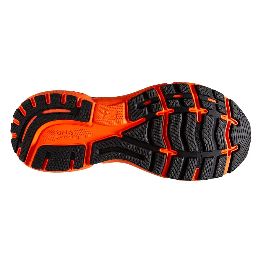 Brooks Ghost 15 Negro Naranja