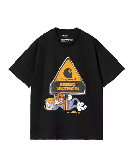 Carhartt Wip Deadkebab Workin On It T-Shirt Nero