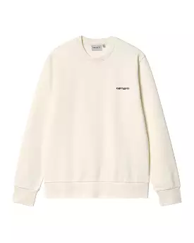 Carhartt Wip Script Embroidery Sweat Wax