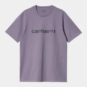 Carhartt WIP - Script T-Shirt - Glassy Purple / Discovery Green