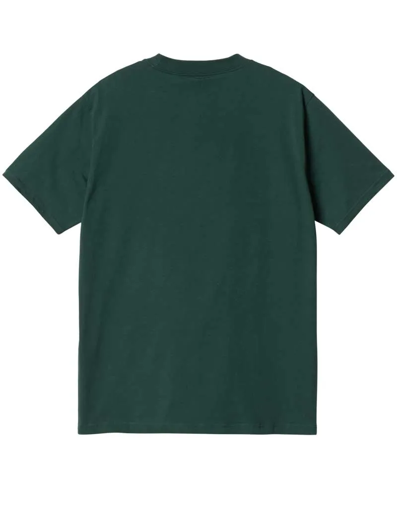 Carhartt Wip Shopper Short Sleeve T-Shirt Discovery Green