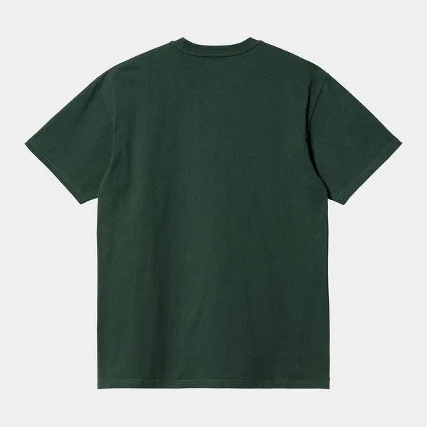 Carhartt WIP S/S Chase T-Shirt Discovery Green - Gold