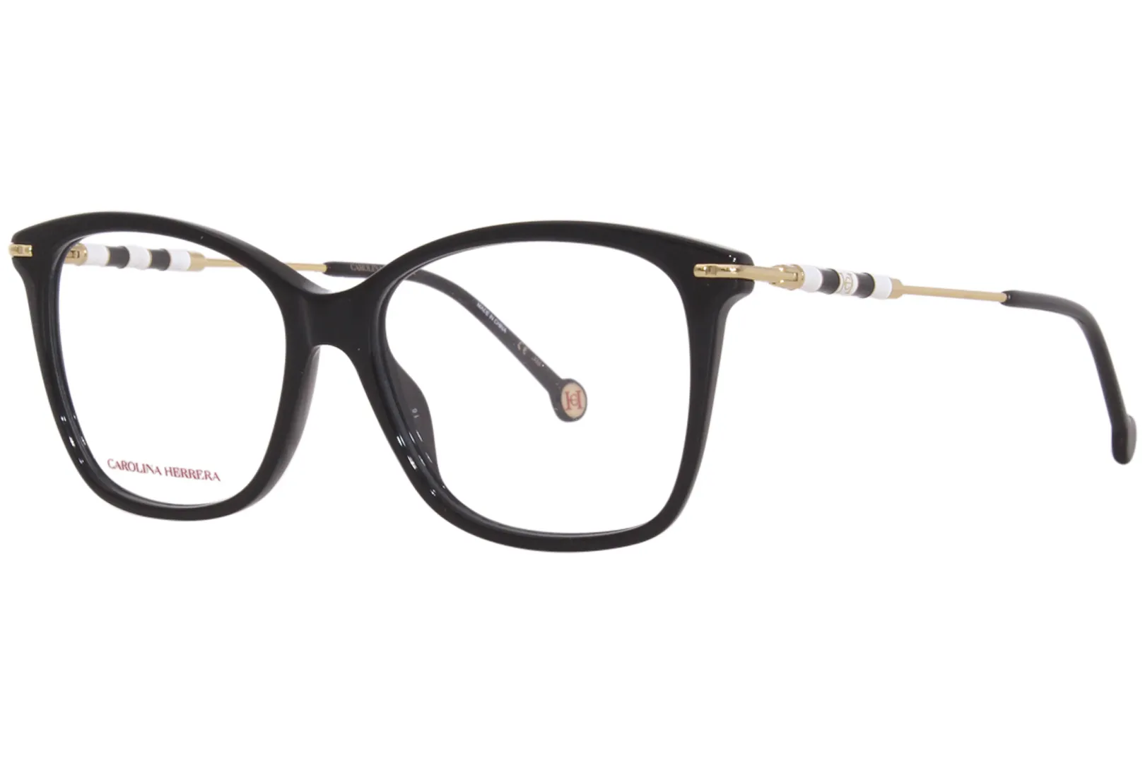 Carolina Herrera CH/0042 807 Eyeglasses Women's Black Full Rim 54-16-140