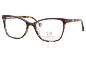 Carolina Herrera Eyeglasses Women's VHE820K 0780 Tortoise/Burgundy 51-16-135mm