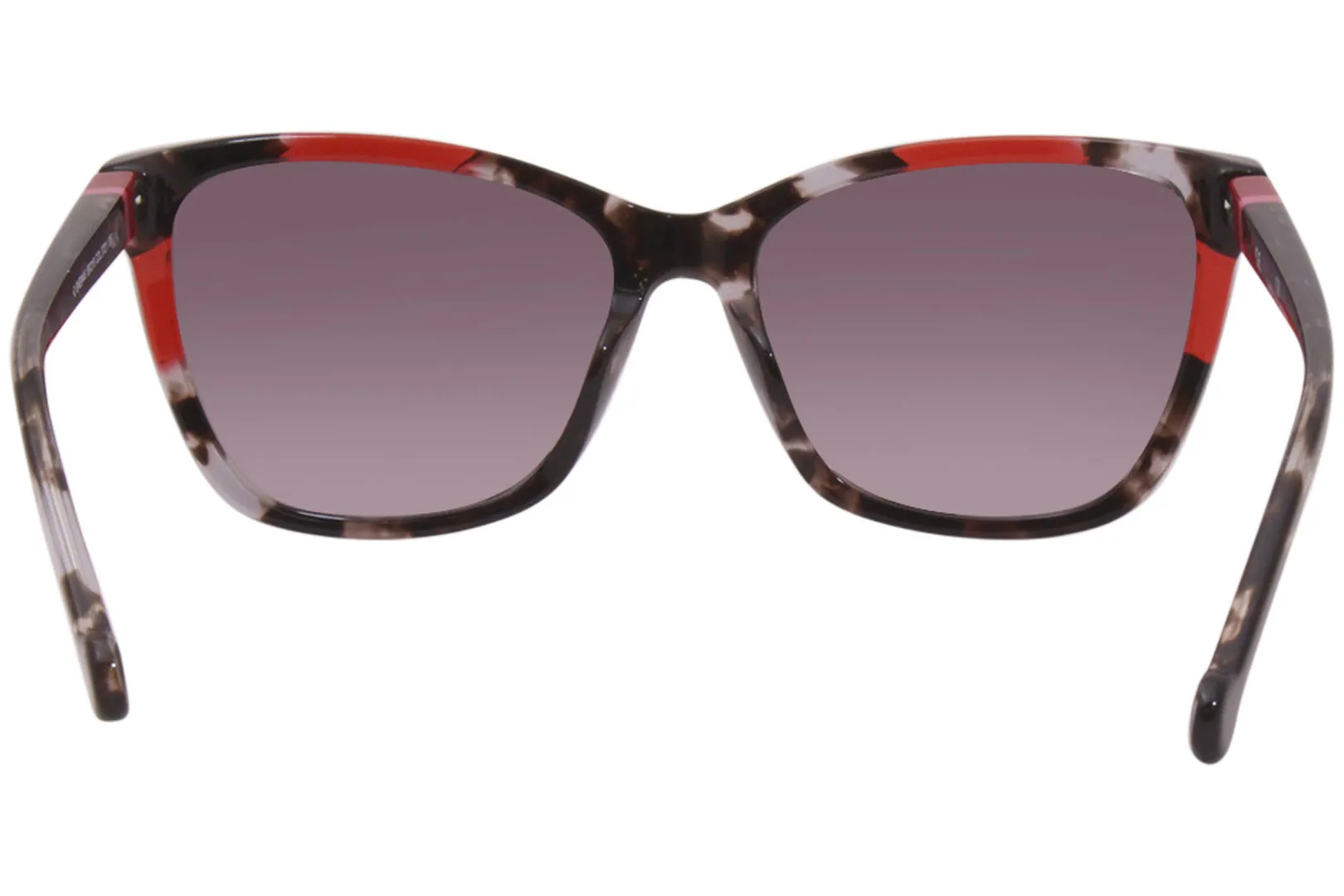 Carolina Herrera Sunglasses Women's SHE844V Tortoise-Red/Brown Lenses 56mm