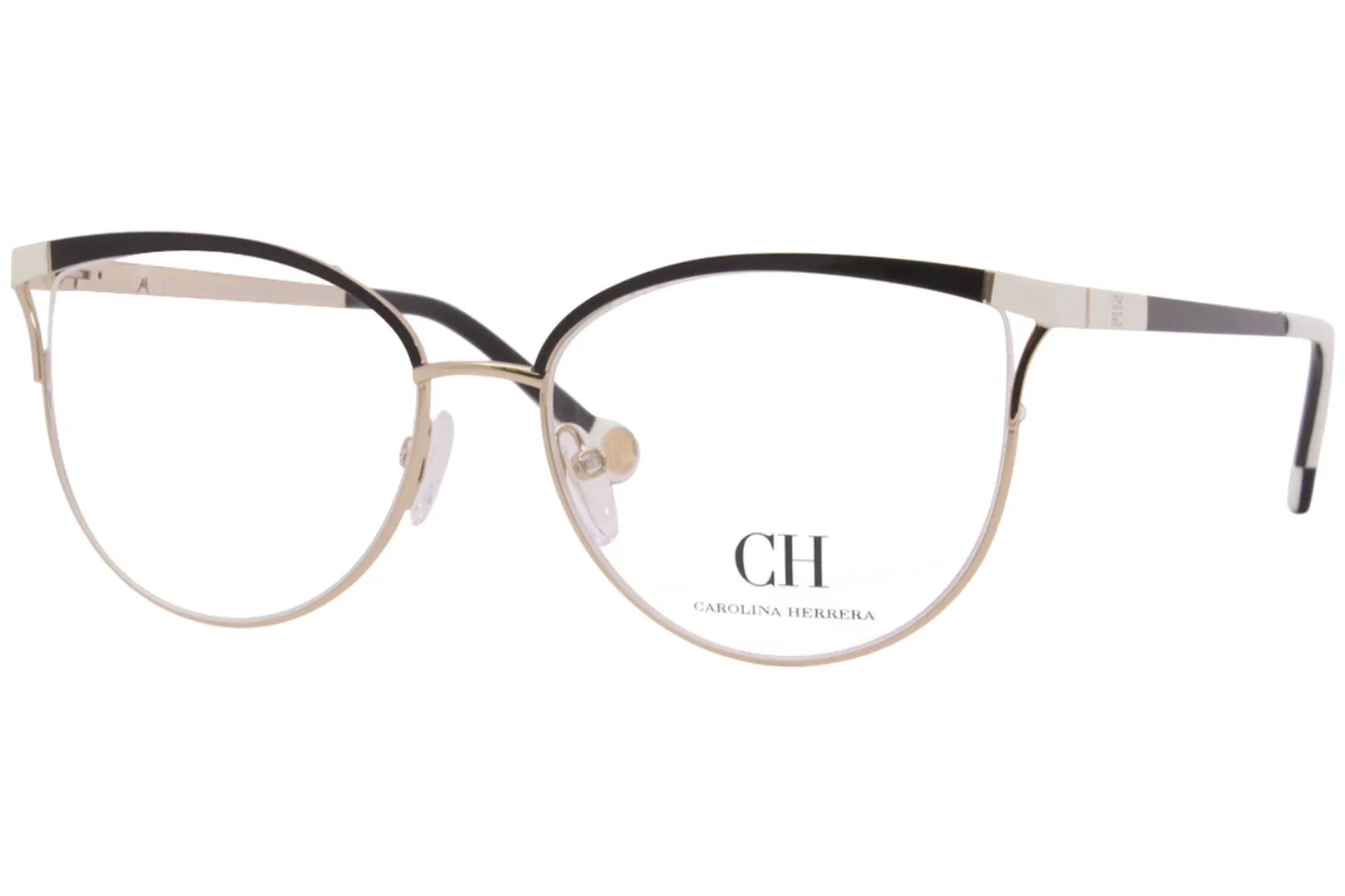 Carolina Herrera VHE156K Eyeglasses Women's Full Rim Cat Eye Optical Frame