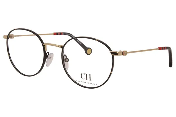 Carolina Herrera VHE167K Eyeglasses Women's Full Rim Round Optical Frame