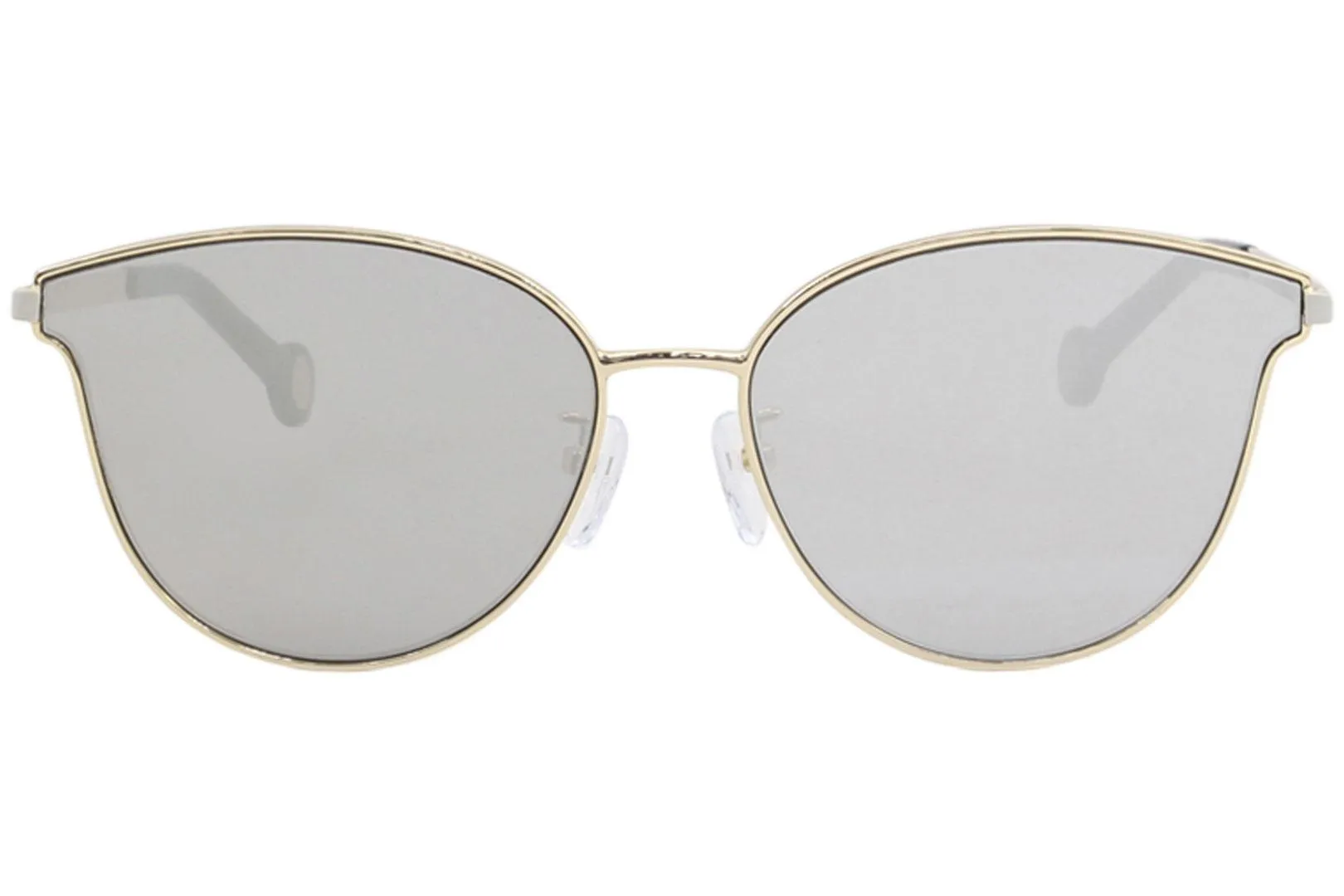 CH Carolina Herrera SHE104 SHE/104 300X Gold/White Square Sunglasses 59mm