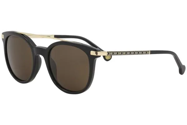 CH Carolina Herrera SHE690 SHE/690 0722 Dark Havana Square Sunglasses 50mm