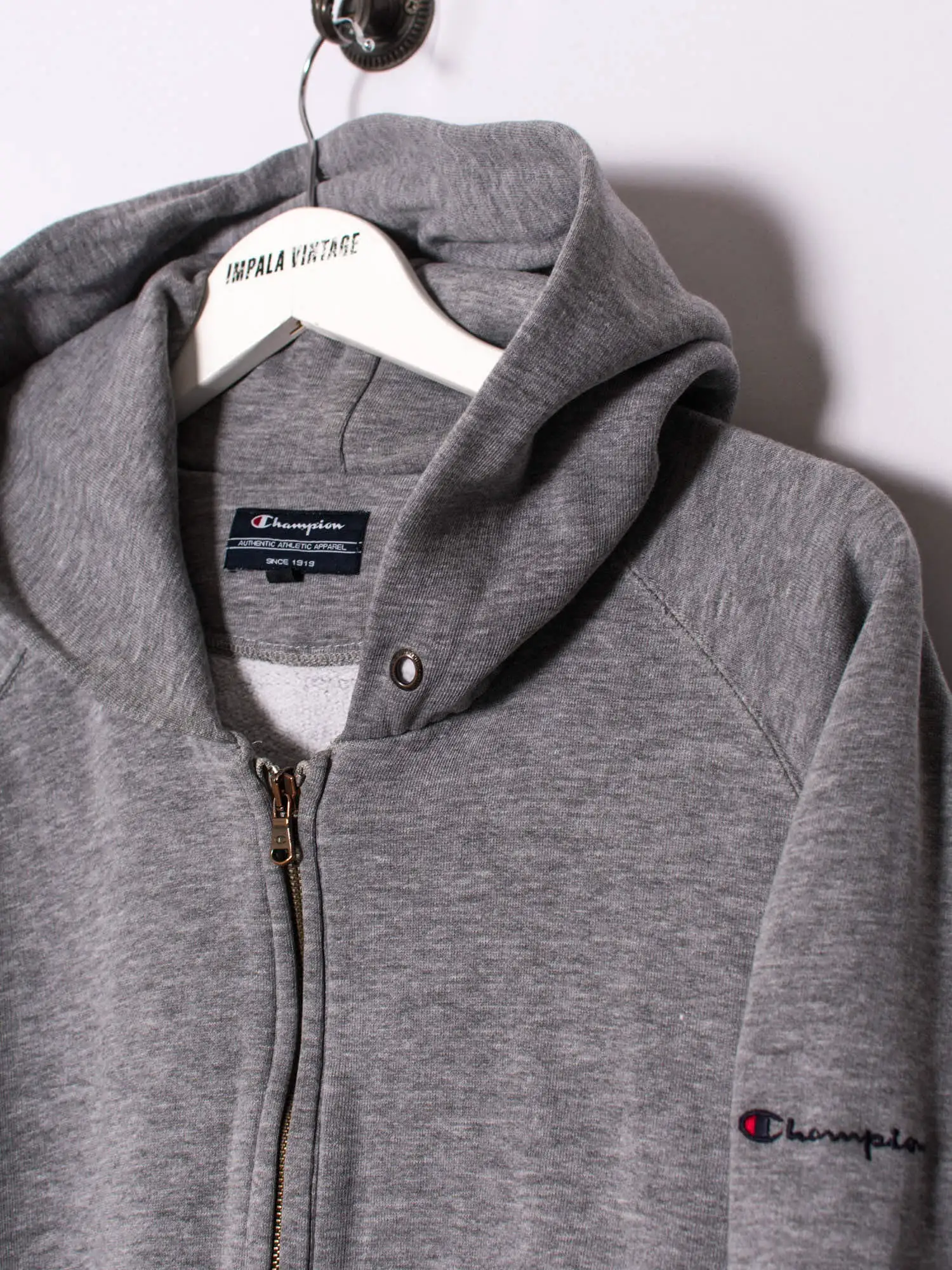 Champion Grey Zipper Hoodie