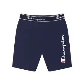 CHAMPION JUNIOR SCRIPT PLAY NAVY SHORT