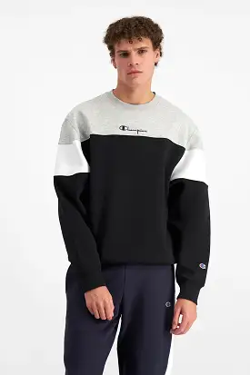 CHAMPION MEN'S ROCHESTER CITY GREY BLACK CREW