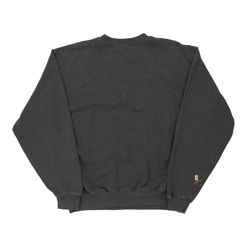 Champion Sweatshirt - Large Grey Cotton Blend