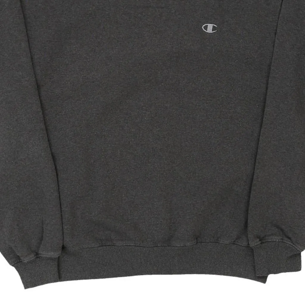 Champion Sweatshirt - Large Grey Cotton Blend