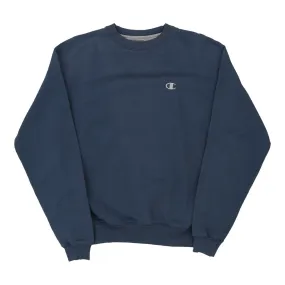 Champion Sweatshirt - Medium Navy Cotton Blend