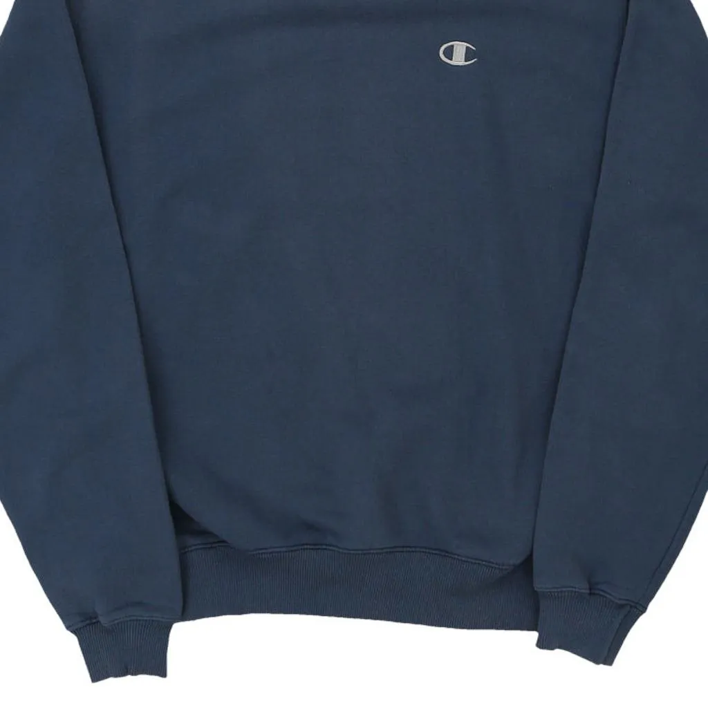 Champion Sweatshirt - Medium Navy Cotton Blend