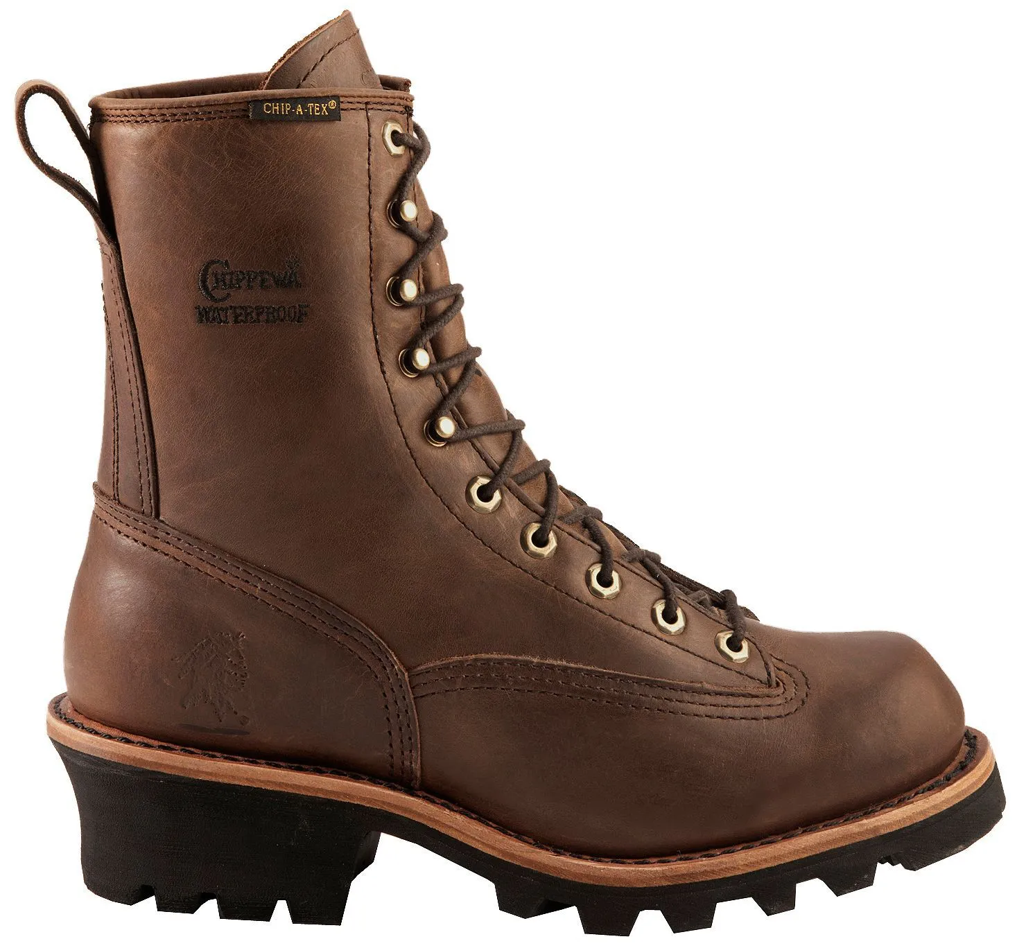 Chippewa Men's Lace-Up Logger Boots - Steel Toe