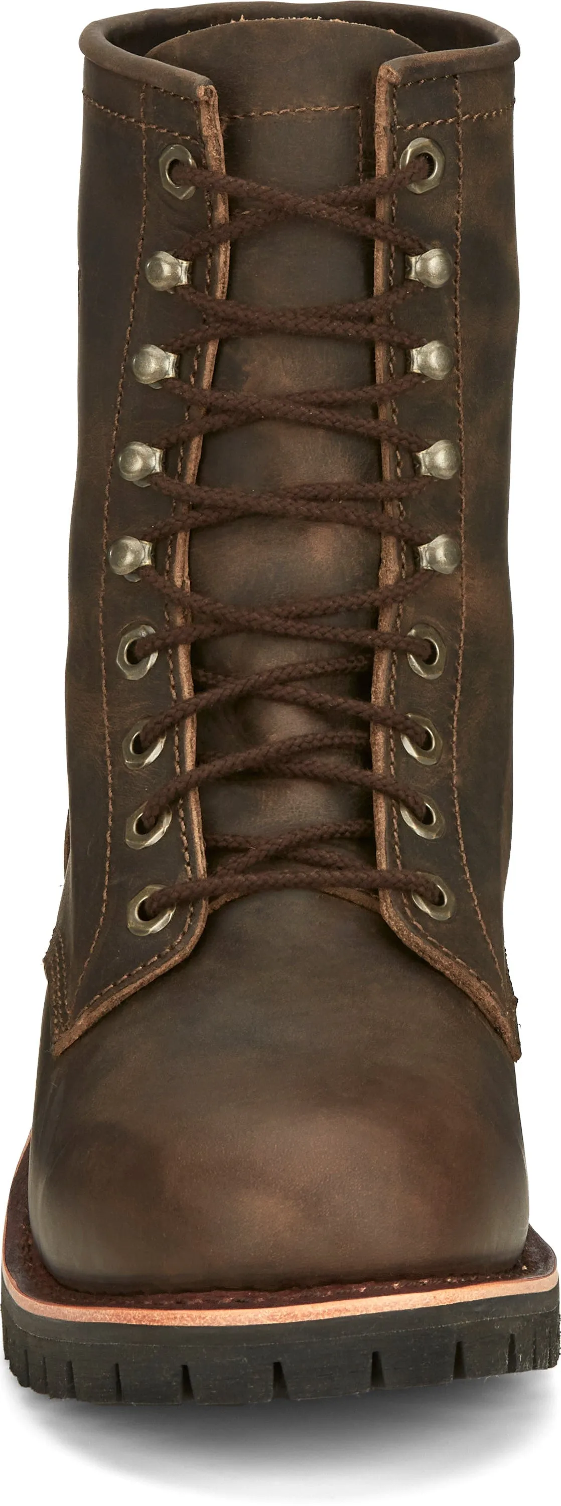 Chippewa Men's Brown Soft Toe Lace Up Logger Work Boots NC2090