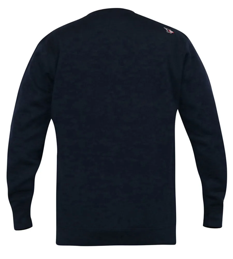 D555 Mens Navy Sweatshirt With Authentic Print (KEYWORTH)