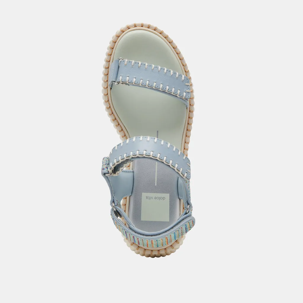 DEBRA SANDALS LIGHT BLUE KNIT– Dolce Vita 6940496298050