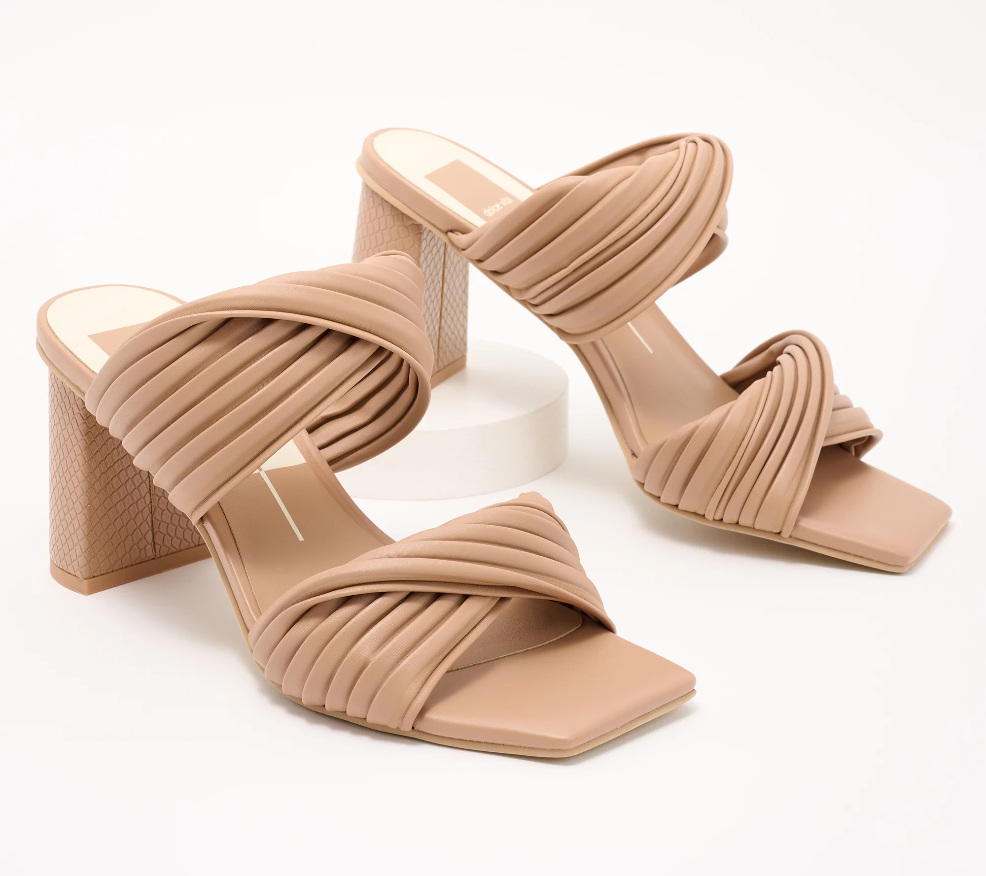 Dolce Vita Woven Heeled Sandals -Pilton