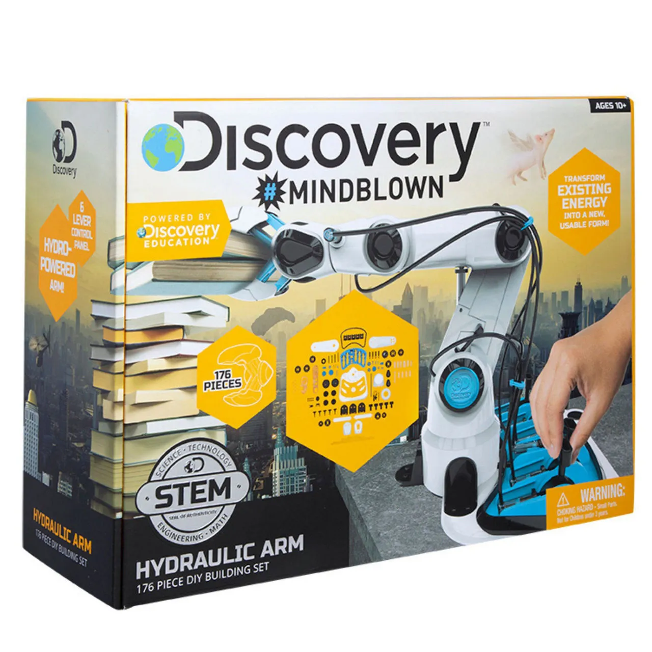 FAO DISCOVERY MINDBLOWN Hydraulic Arm Building Set - White