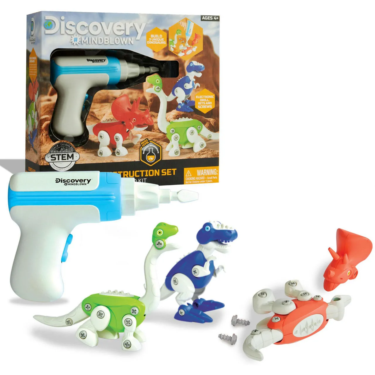 FAO SCHWARZ Discovery Mindblown Construction Dino Kit - Multi