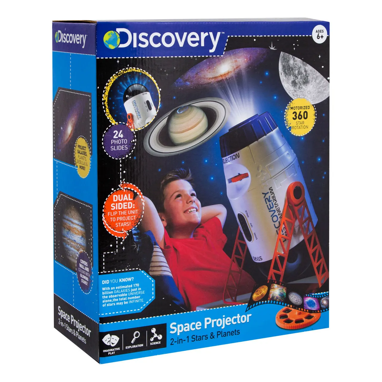 FAO SCHWARZ Discovery Mindblown Space And Planetarium Projector - White